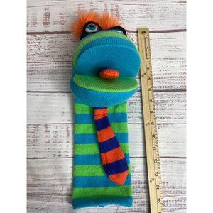 THE PUPPET COMPANY 16” GLOVE PUPPET SOCK Squeak Monster Tie GlassesDylan Rainbow